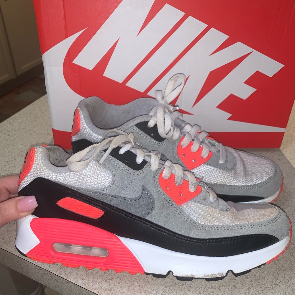 Nike Air Max 90’s - Infrared - 7 Youth
